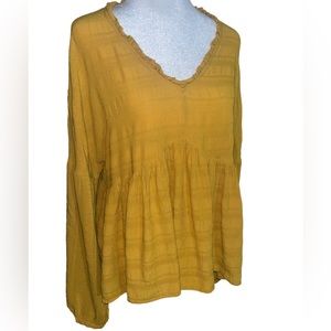 Mustard Time and Tru Blouse